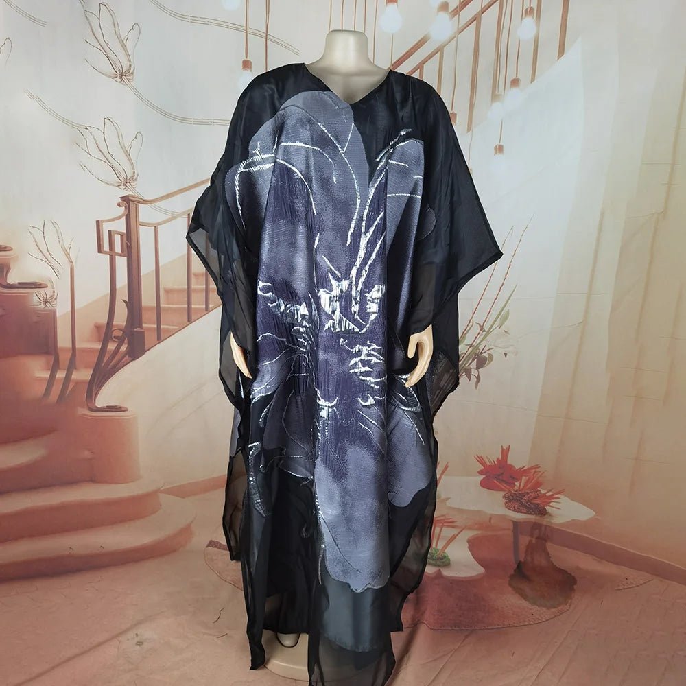 Luxury African Embroidered 2PC Outfit for Women – Elegant Party & Event Wear - Free Delivery Worldwide only at Flexi Africa