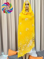 Luxury Cotton African Scarf – Muslim Women’s Hijab Shawl - Free Delivery Worldwide only at Flexi Africa