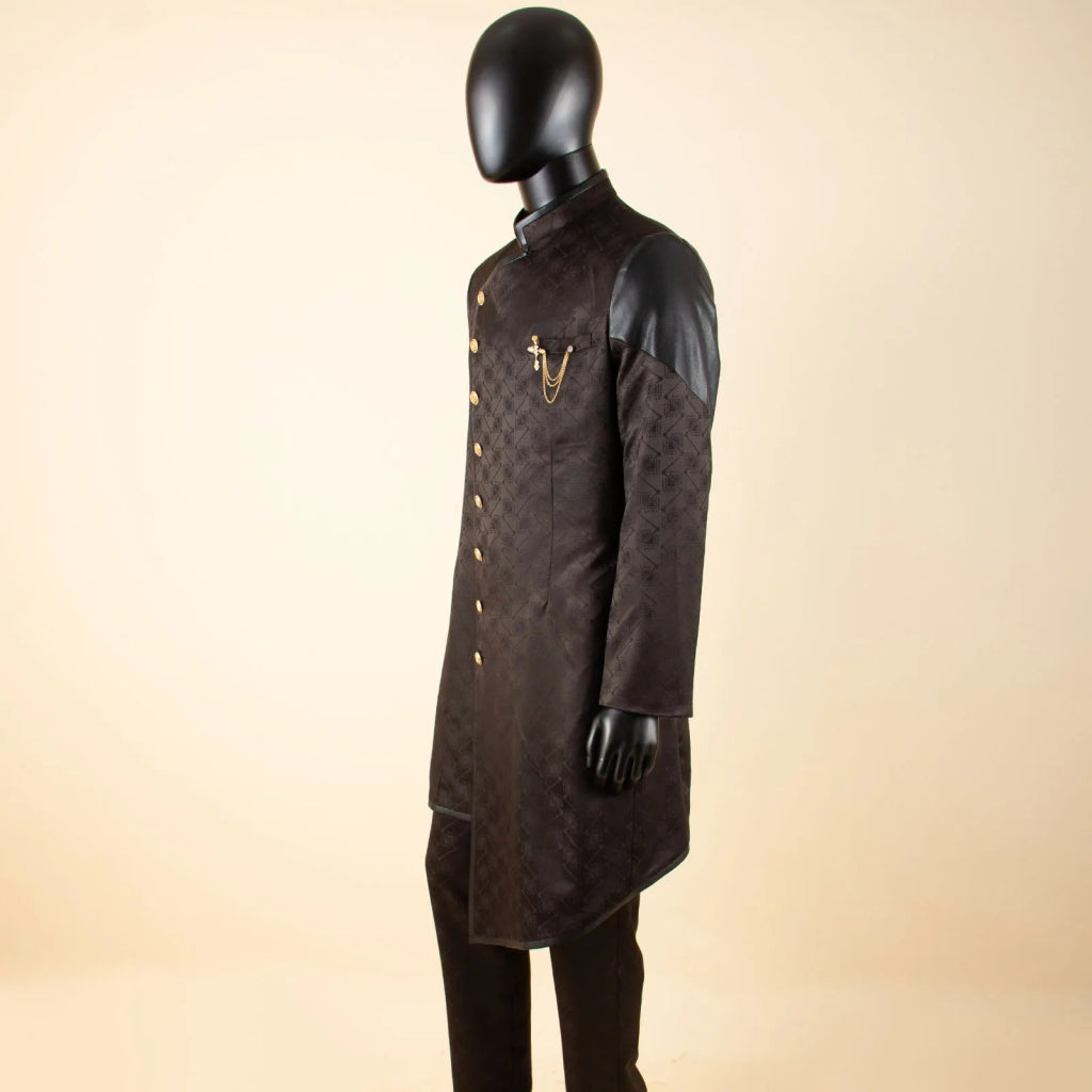 Men’s African Bazin Riche Suit | Wedding, Business & Party Formal Attire - Free Delivery Worldwide only at Flexi Africa