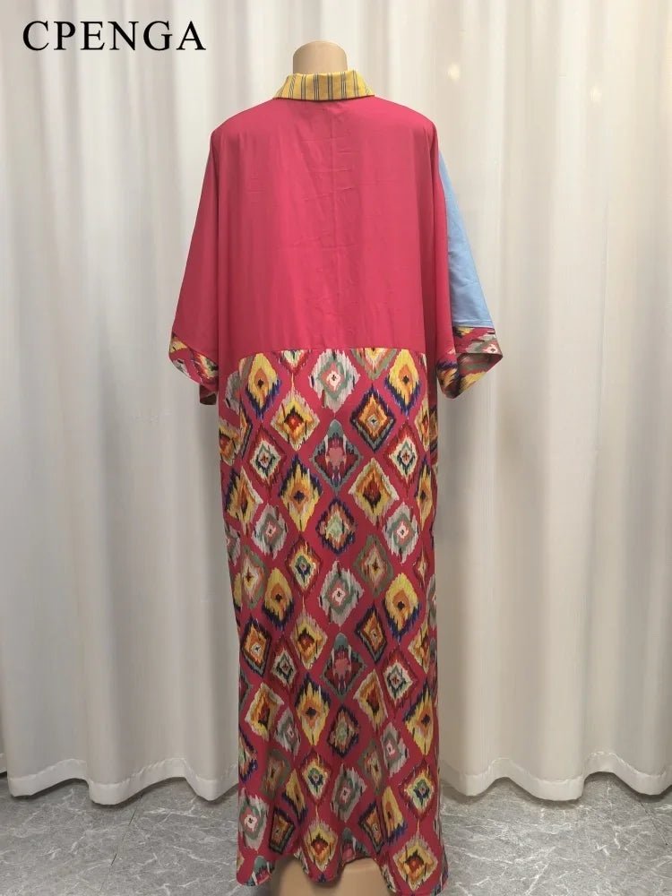 New Plus Size Bubu Dress for Women - Traditional Nigerian Dashiki Kaftan, African Abaya Robe for Ladies - Free Delivery Worldwide only at Flexi Africa