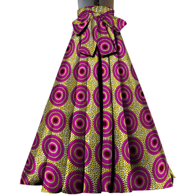 ON SALE!!! youth maxi skirt, African kente design Maxi Skirt With Pockets High Waist Ethnic Clothing Ankara Long Wax Skirt - Free Delivery Worldwide only at Flexi Africa