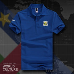 Stay Cool and Stylish with Centrafrique CAF Polo Shirts - Breathable Cotton for Maximum Comfort - Flexi Africa Free Delivery