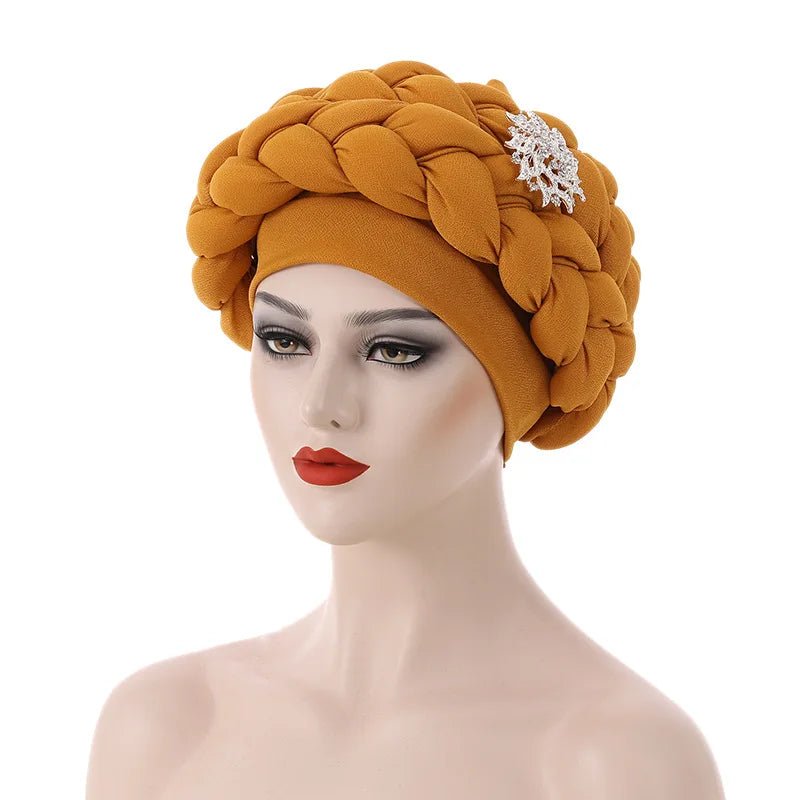 Stylish Auto Gele Bonnet Hat: Elevate Your Look with Nigerian Headwear for Women - Flexi Africa - FREE INTERNATIONAL POST