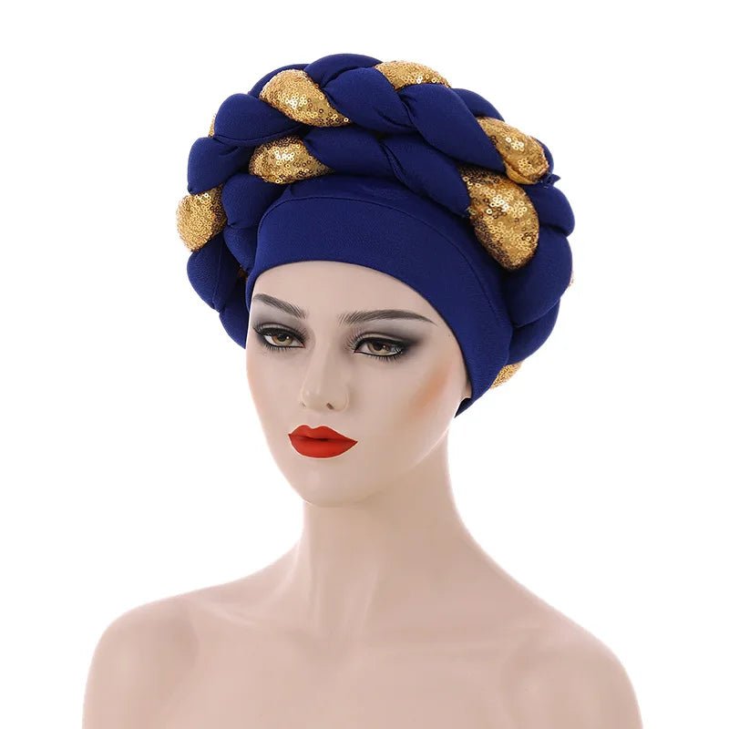 Stylish Auto Gele Bonnet Hat: Elevate Your Look with Nigerian Headwear for Women - Flexi Africa - FREE INTERNATIONAL POST