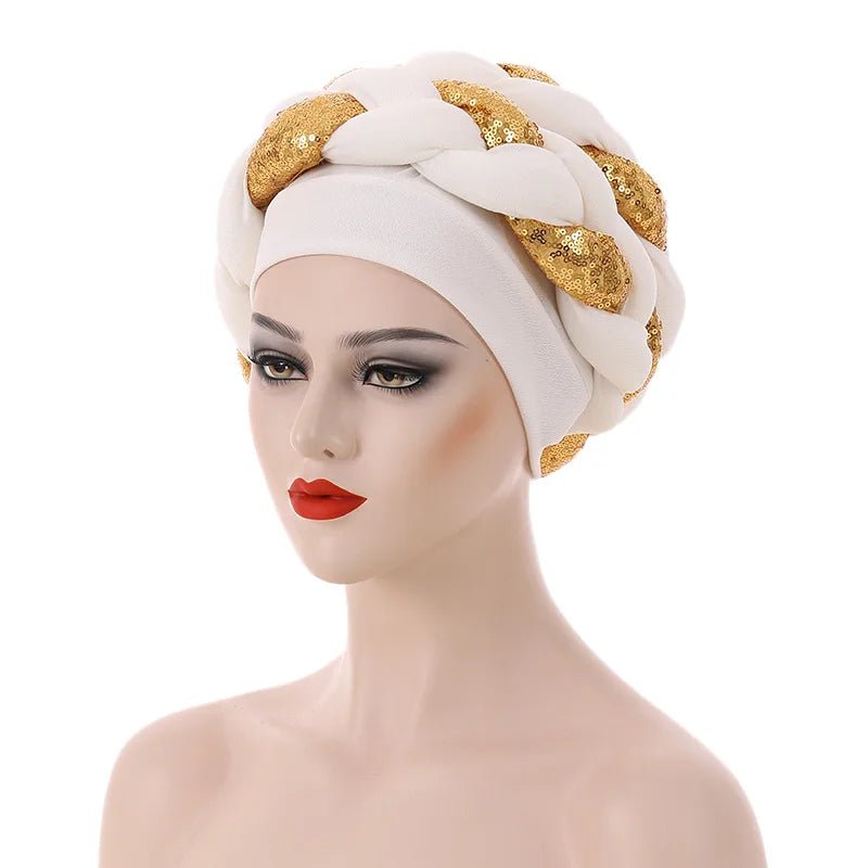 Stylish Auto Gele Bonnet Hat: Elevate Your Look with Nigerian Headwear for Women - Flexi Africa - FREE INTERNATIONAL POST