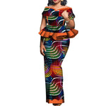 Traditional African 2PC Outfit – Dashiki Top and Skirt Set for Women - Free Delivery Worldwide only at Flexi Africa