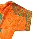 Traditional African Bazin Dress for Women – Embroidered Robe, Elegant Wedding & Party Attire - Free Delivery Worldwide only at Flexi Africa