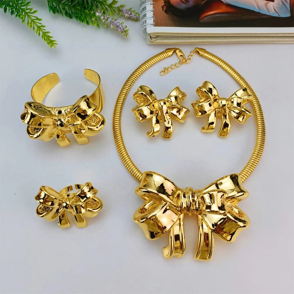 Trendy Classic Earrings Set: Luxury Jewelry for Stylish African Women - Free Delivery Worldwide only at Flexi Africa