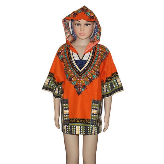 Unisex Stylish and Comfortable Dashiki Dress - Traditional African Clothing Children in Soft Cotton Fabric - Free Delivery