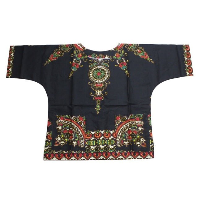 Vibrant Traditional African Print Dashiki T-shirts: Stylish Fashion Designs for Kids - Flexi Africa - Free Delivery Worldwide