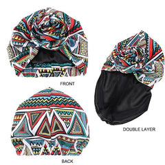 Buy a Woman African Satin Lined Turban Cap Big Flower Hat Floral Headscarf Ladies Beanies for only $3.22 at Flexi Africa!