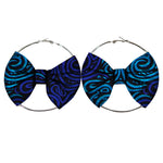 Women’s African Fashion Earrings – Handmade Circle Statement Accessories - Free Delivery Worldwide only at Flexi Africa