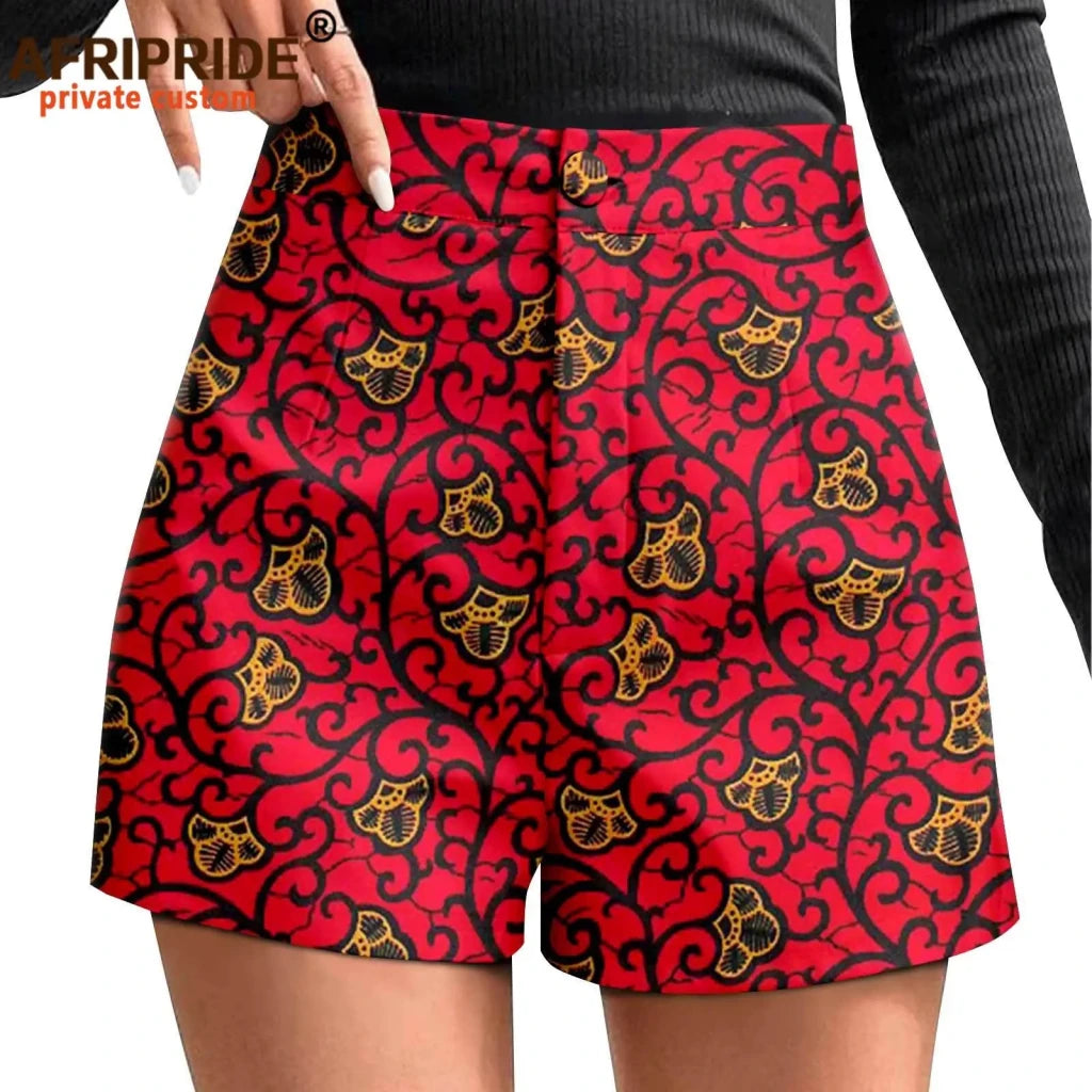 Buy Women’s Ankara Print High-Waisted Athletic Shorts – Casual Summer Style with Pockets for only $12.78 at Flexi Africa!