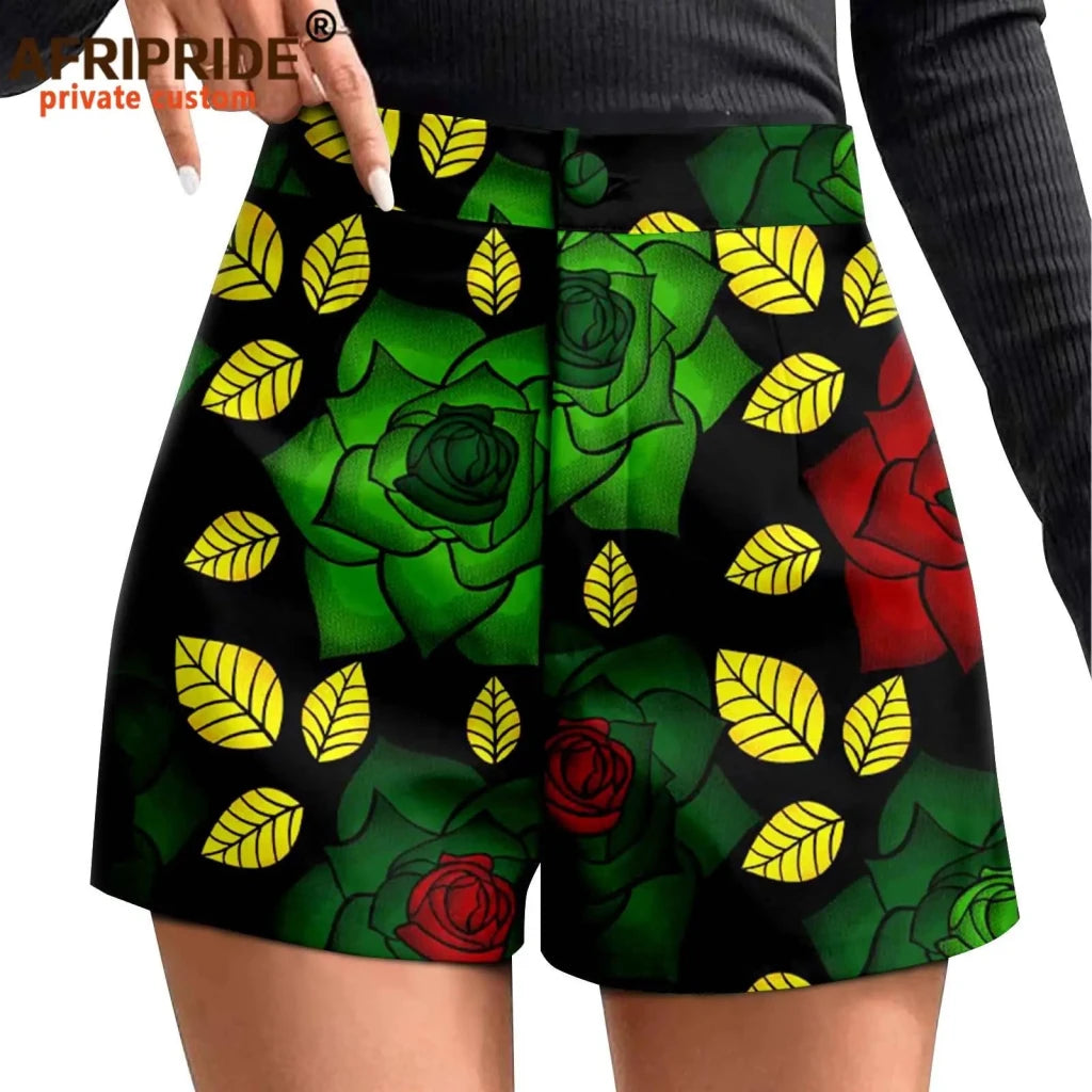 Buy Women’s Ankara Print High-Waisted Athletic Shorts – Casual Summer Style with Pockets for only $12.78 at Flexi Africa!